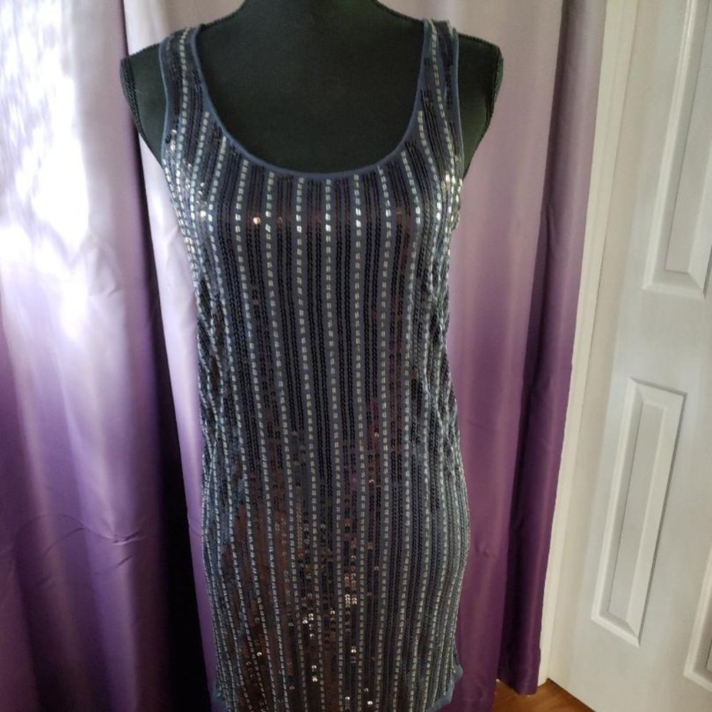 Laundry by Design  Sequined Jersey Dress